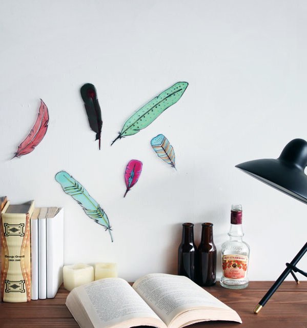 Feather Wall Decor