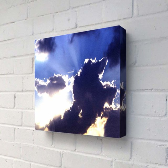 God Beams Mini Glo-Canvas