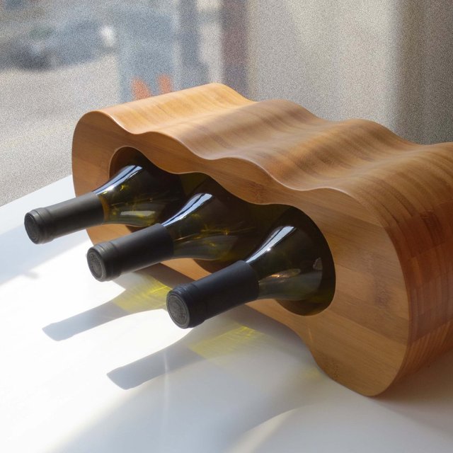 Monolith Bamboo Wine Rack by M26 Studio