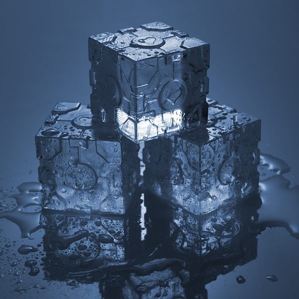 Portal 2 Companion Cube Ice Tray