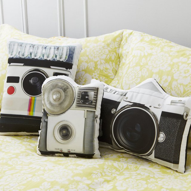 Vintage Camera Pillows by In The Seam