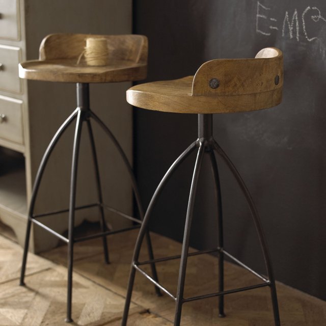 Wood Barstool by Arteriors