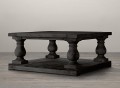 Balustrade Salvaged Wood Square Coffee Table