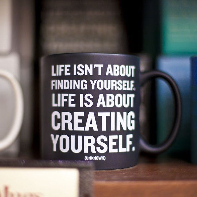 Creating Yourself Quotable Mug