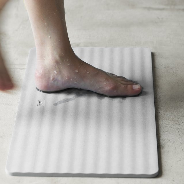 Diatomaceous Earth Wave Bath Mat by Soil