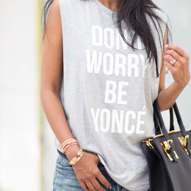 Don’t Worry Be Yoncé Tank by Stylestalker