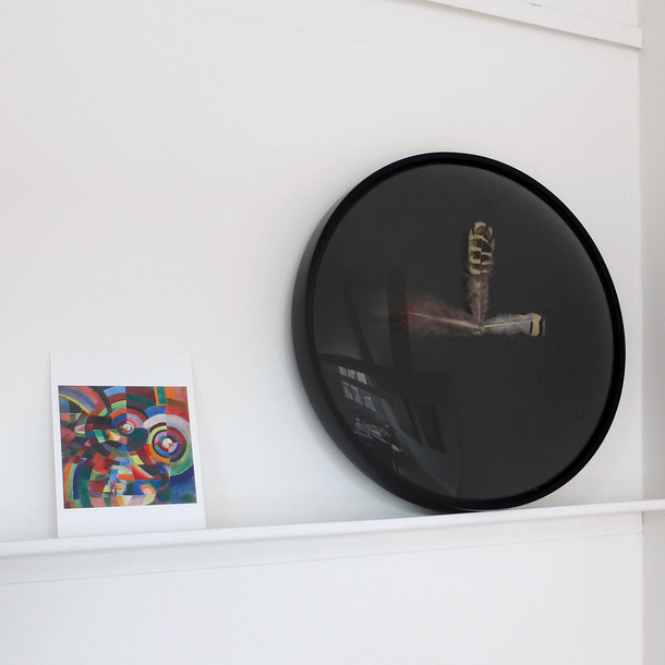 Feather Clock by Marie-Aurore Stiker-Metral