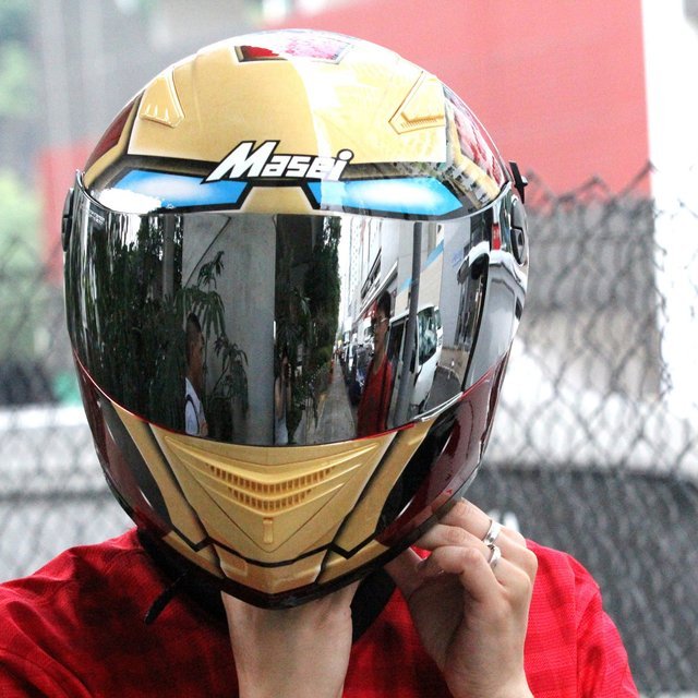 Iron Man Motorcycle Helmet