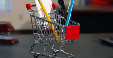 Mini Shopping Cart Organizer