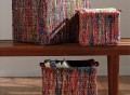 Recycled Silk Chair & Ottoman
