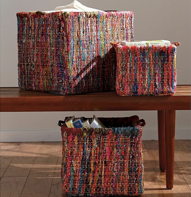 Recycled Silk Chair & Ottoman