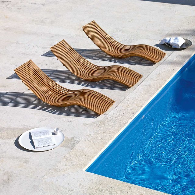 Swing Teak Chaise by Unopiu