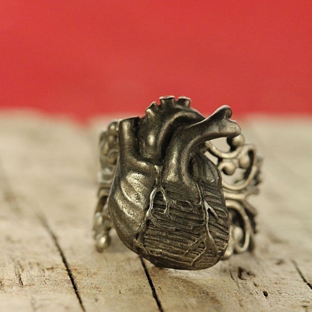 Anatomical Heart Ring