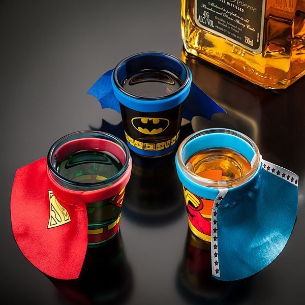 DC Comics Caped Shot Glass