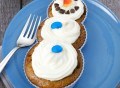 Frosted Snowman Cupcakes