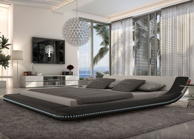 LED Platform Bed by Tosh Furniture