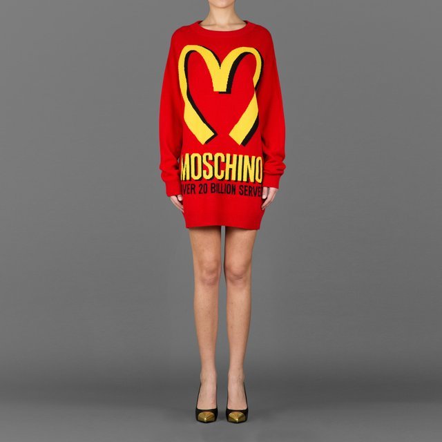 Long Sleeved Jacquard Jumper by Moschino