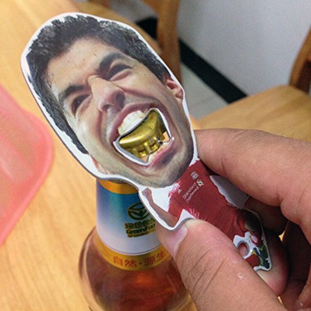 Luis Suarez Bottle Opener