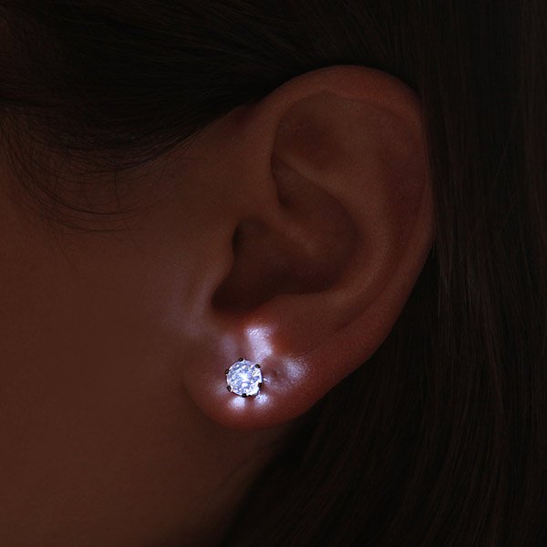 Night Ice LED Crystal Earrings