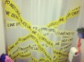 Police Line Shower Curtain