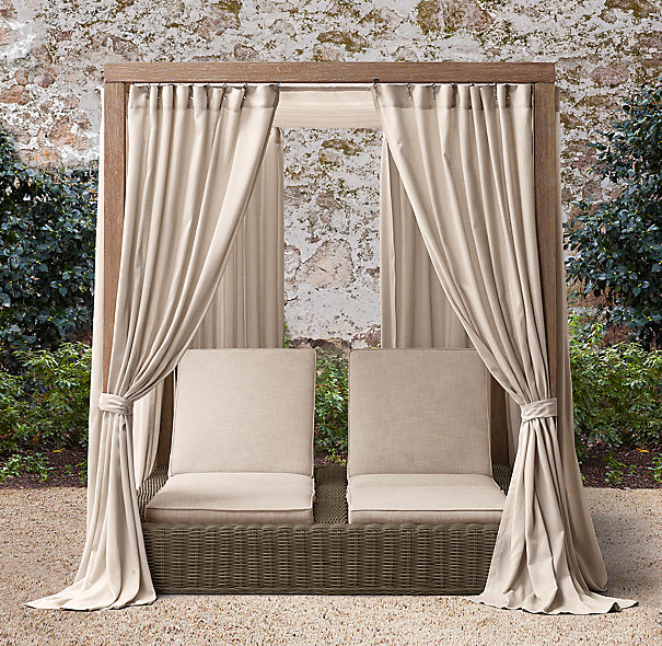 Provence Canopy Double Chaise