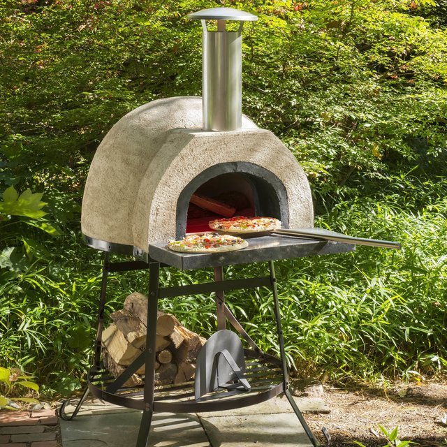 Rustic Cedar Wood Fired Oven