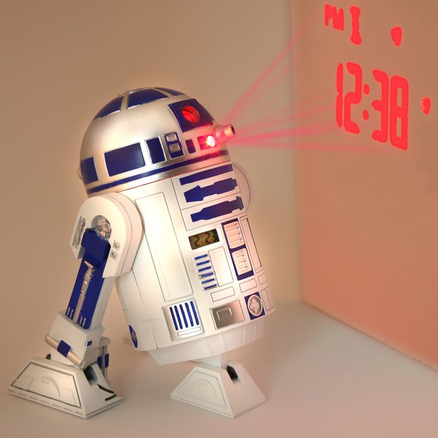 Star Wars R2D2 Projection Alarm Clock