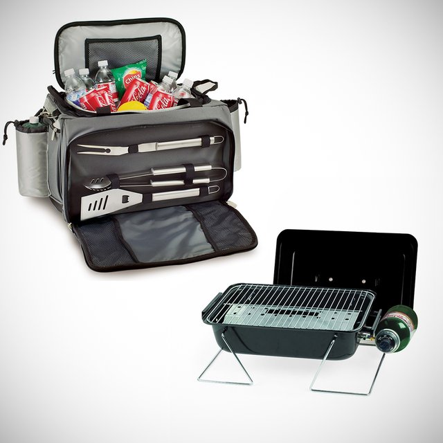 Tailgate Cooler Tote & Grill