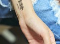 Barcode Temporary Tattoos