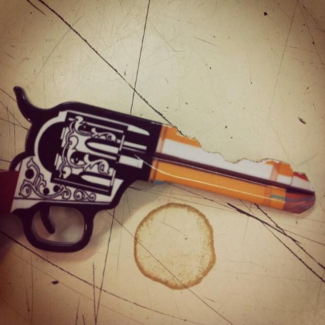 Cowboy Gun Door Key