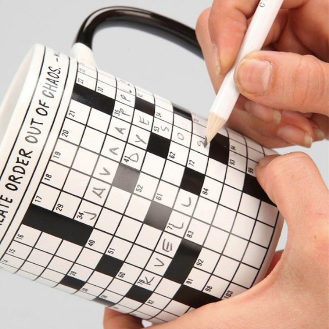 Crossword Mug