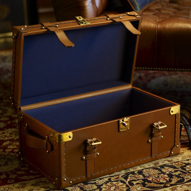 Delevan Leather Trunk by Ralph