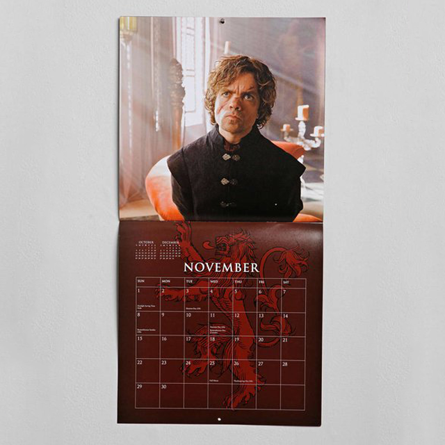 Game Of Thrones 2015 Calendar