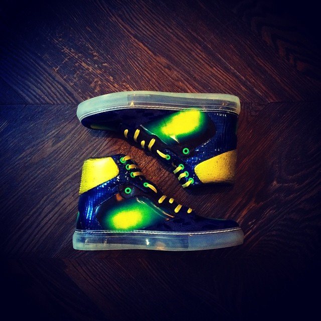 Iridescent High Tops by Balenciaga