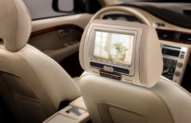 LCD Car Pillow DVD Player