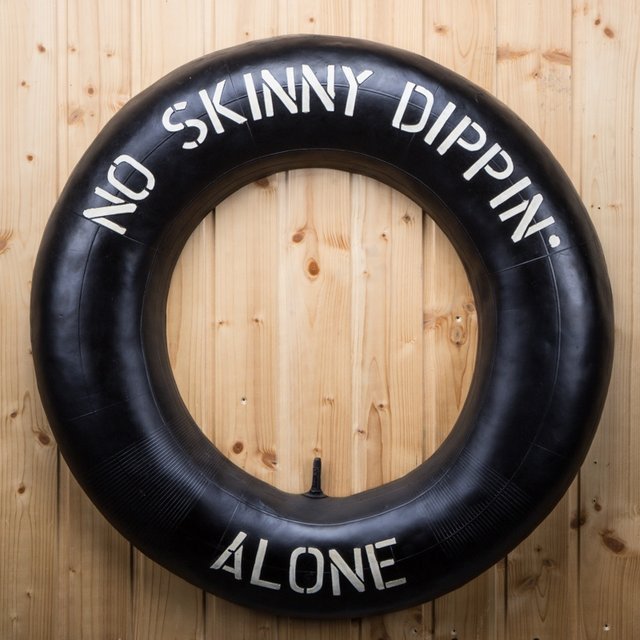 No Skinny Dippin’ Alone Sign