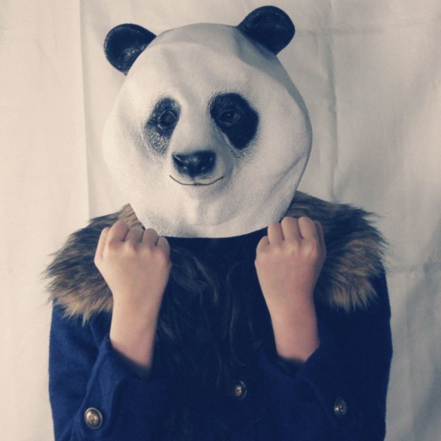 Panda Head Mask