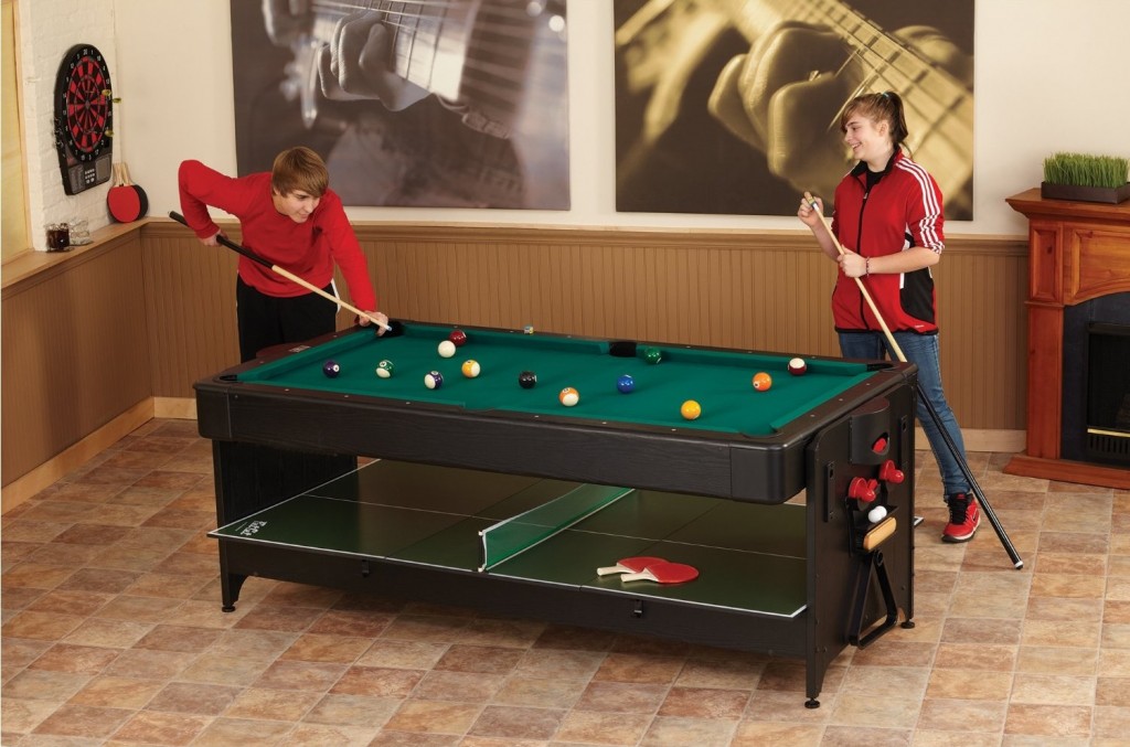 Rotating Air Hockey & Billiards & Ping Pong Table