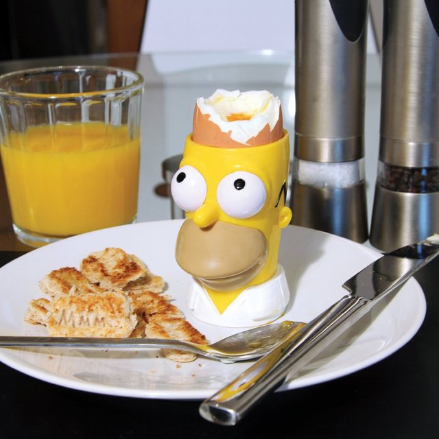 Simpsons Egg and Toast Set