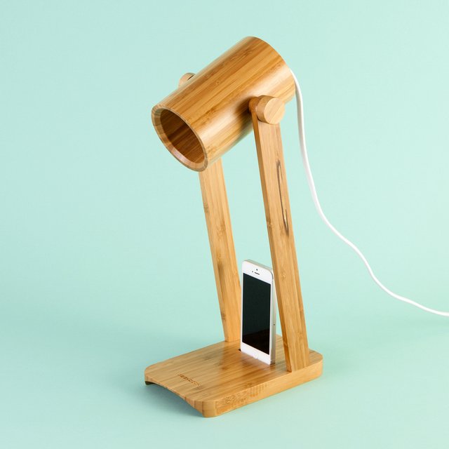 Watchman Bamboo Desk Lamp