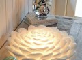 White Lotus Flower Lamp