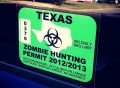 Zombie Hunting Permit Stickers