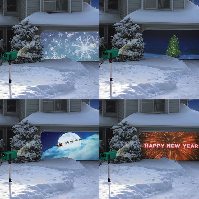 Animated Holiday Scenes Projector