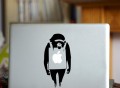 Banksy Monkey MacBook Decal