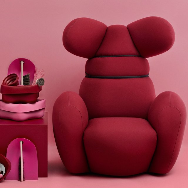 stuffed bunny chair