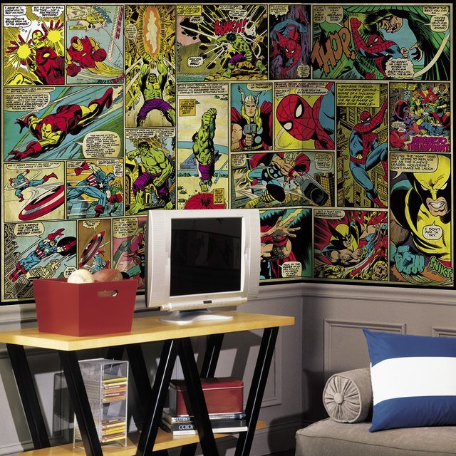 Comic Panel Wall Mural