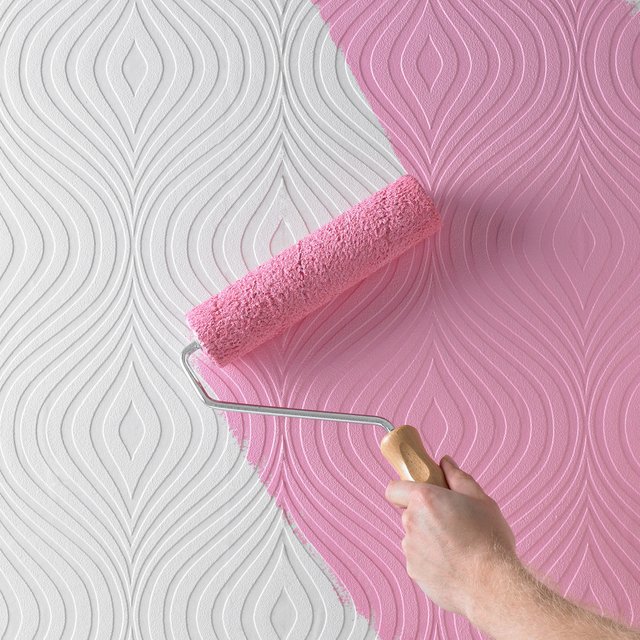 Curvy Paintable Wallpaper