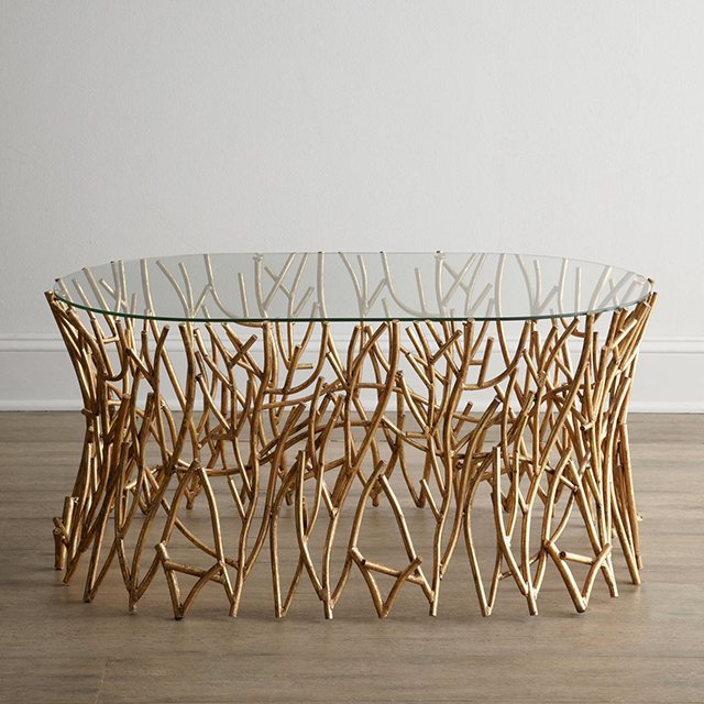 Golden Branches Coffee Table