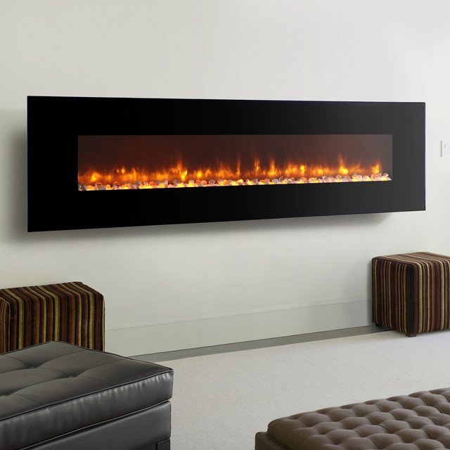 LED Wall Mount Electric Fireplace