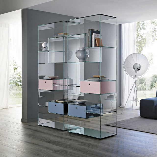 Liber A Glass Display Unit by Tonelli Design